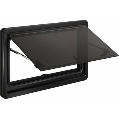 Bočné výklopné okno Dometic S10, čierny/biely vnútorný rám šírka 350 mm výška 500 mm