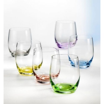 Crystalex Crystal Barevné skleničky Club Rainbow 300ml 6ks