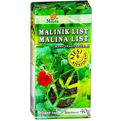 Milota maliník list bylinný čaj 40 g