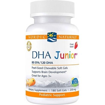 Nordic Naturals DHA Junior 250 mg [180 Гел капсули] Ягода