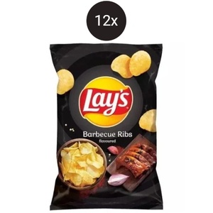 Lay's Ребра Lays барбекю 12x60 г