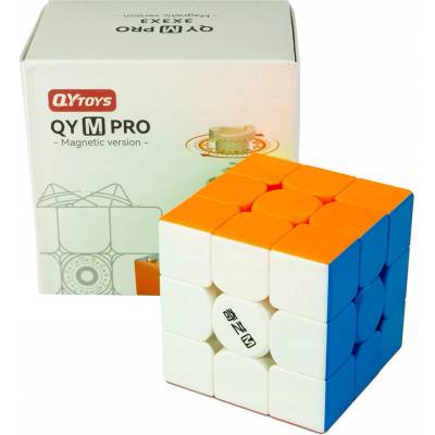 QY M Pro 3x3 QiYi magnetická kostka na speedcubing Stickerless