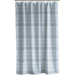 Södahl Завеса за душ Tartan 180 x 200 см светлосиня (30480)