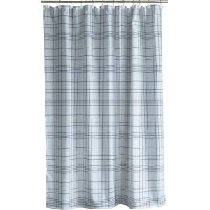 Södahl Завеса за душ Tartan 180 x 200 см светлосиня (30480)