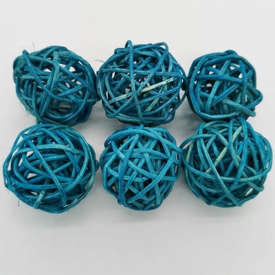 Ratan ball 4 cm / 30 kusů - sea - SU1137