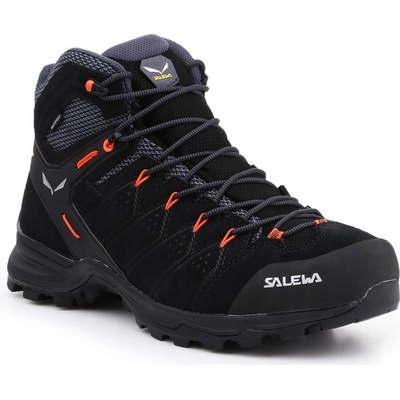 Salewa Ms Alp Mate Mid Wp turistické boty black out fluo orange