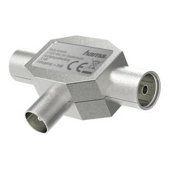 Hama Hama, Сплитер за антена, 1 вход - 2 изхода, метал (hama-205237)