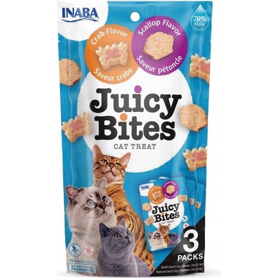 Churu Cat Juicy Bites Scallop&Crab Flavor 3 x 11,3 g