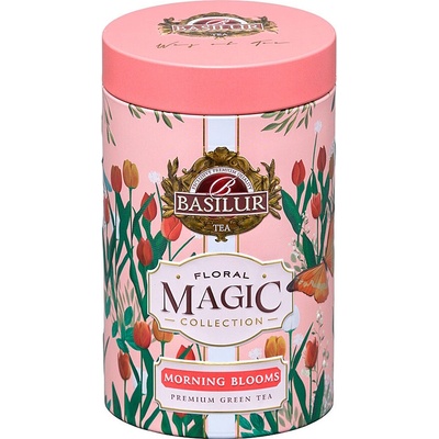 BASILUR Floral magic morning blooms zelený čaj 75 g