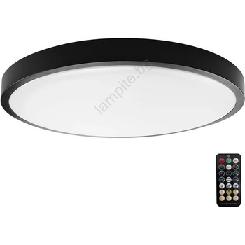 V-TAC Led Плафон за баня със сензор led/36w/230v 4000k ip44 черен (vt1679)