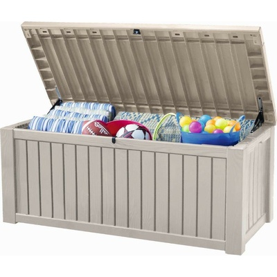 Keter Rockwood 570 l 155 x 72,4 x 64,4 cm krémový