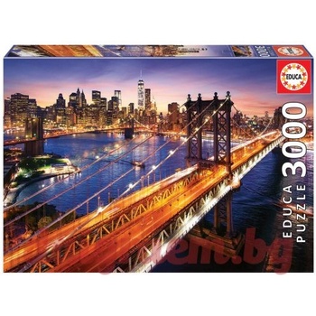 Image 1 of Educa Пъзел educa 18508 - 3000 части - Манхатън привечер (edu18508)