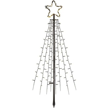 Emos DCTW02 180 LED vianočný strom kovový 180 cm vonkajšie aj vnútorné teplá biela časovač