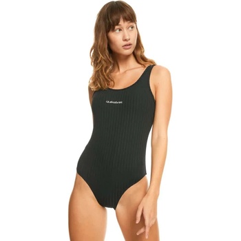 Quiksilver Бански костюм Quiksilver Logo Tank swimsuit - Black (Black)