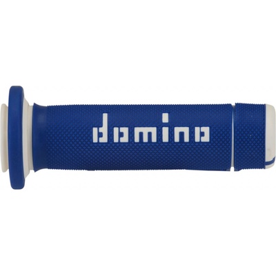 DOMINO gripy OFF ROAD dvousložkové barva modrá/bílá