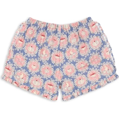 Konges Sløjd Детски памучен къс панталон Konges Sløjd KIM FRILL SHORTS GOTS (KS104905.PPY2)