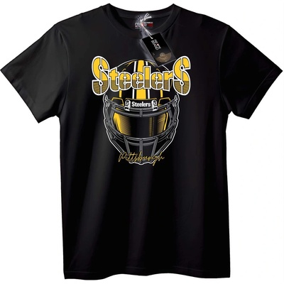 NOONEBRAND Тениска Pittsburgh Steelers Футбол - 2XL, Black
