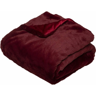 Atmosphera polyester červená Deka 125x150