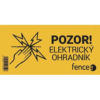 Výstražná tabuľka - POZOR! ELEKTRICKÝ OHRADNÍK