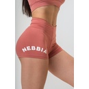 Nebbia šortky s vysokým pásom GYM HERO 582 old rose