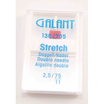 Dvojihla stretchová do šijacích strojov - 1 ks - veľkosť 2,5/75/11