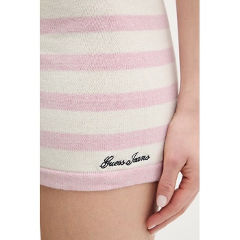 Guess Jeans Къс панталон женски памучен (W6GD72.Z3HM1)