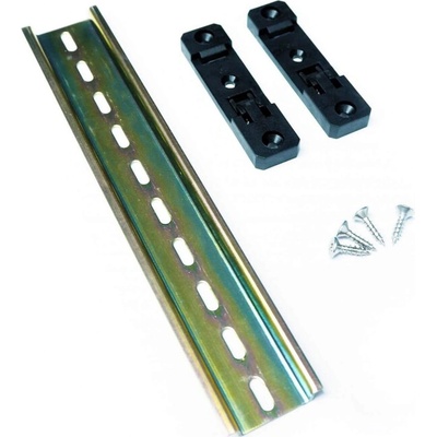 VNT electronics s.r.o. DIN lišta pro uchycení generátoru elektrického ohradníku, 200 mm