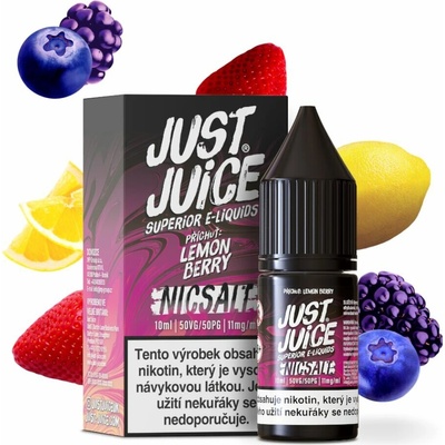 Just Juice Salt Fusion Berry Burst & Lemonade 10 ml 20 mg