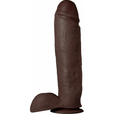 Blush Au Naturel Huge 10" Dildo Chocolate