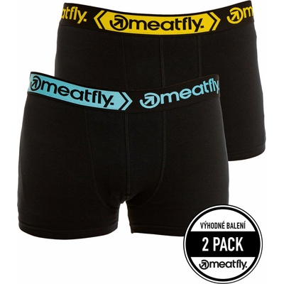 Meatfly мъжки боксерки Balboa Boxershorts Double Pack Black | Черна | Размер Meatfly | Cheren | МЪЖЕ | S
