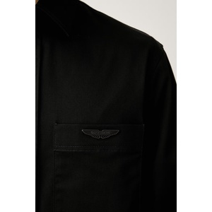 HUGO BOSS риза мъжка от памук с еластан x Aston Martin (50567166)