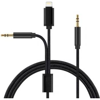 Image 1 of JH-039, IOS And Android 2 In 1 Aux Audio Cable