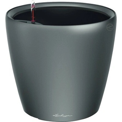 Lechuza Plastový kvetináč Classico LS 35 x 32,5 cm antracitový