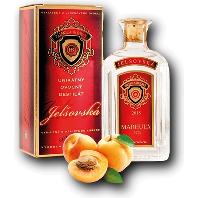 Jelšovská Marhuľovica 45% 0,35 l (kartón)