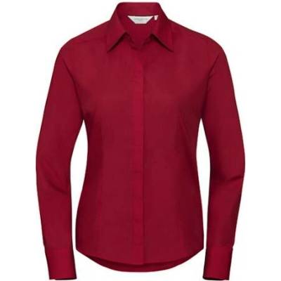Russell dámská popelínová košile R-924F-0 Classic Red