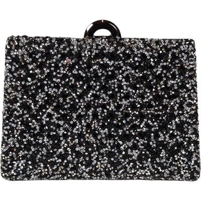 Черна блестяща чанта - Emma