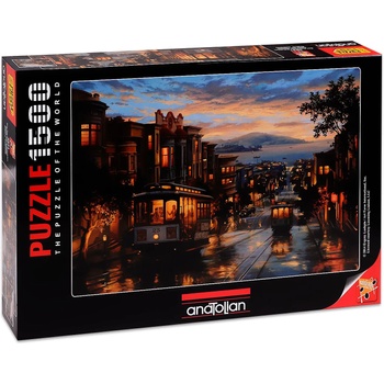 Image 1 of Anatolian Пъзел Anatolian от 1500 части - Трамвай към небесата, Евгений Лушпин (P4531)