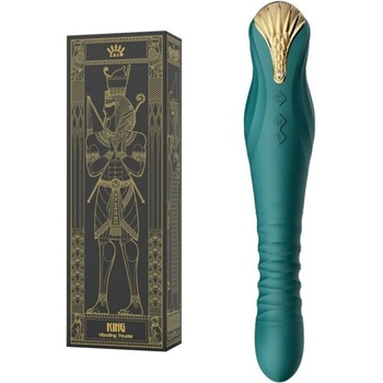 Image 1 of Пулсиращ вибратор, революционна технология, 30, 2см. - King Green (D-234641)