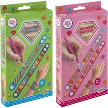 Grafix Diamantové náramky Ružové 2 ks