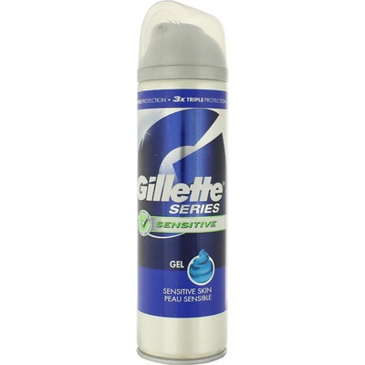 Gillette Series Sensitive Гел за бръснене за мъже 200 ml опция Transparency Cap