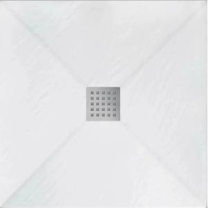 Rea Квадратно душ корито Rea Rock 90x90 бяло (5902557367276)