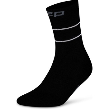 CEP Дамски чорапи за бягане CEP Women's Pro Run Reflective Mid Cut 2.0 Running socks - Black - размер III (207-0572-0112)