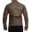 AFFLICTION мъжко яке affliction - black skull - ТЪМНО КАФЯВО - 110ow414-dkbr