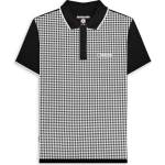 Lambretta Блуза с яка Lambretta Men's Short Sleeve Polo Shirt - Black