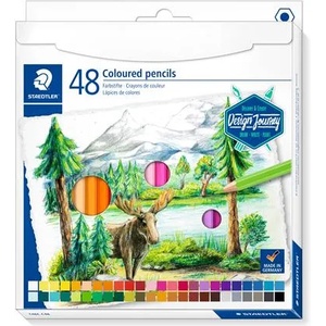 STAEDTLER Комплект цветни моливи, шестоъгълни, staedtler "146c", 48 различни цвята 146c c48 (146c c48)