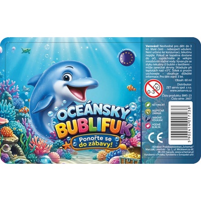 Bublifuk 60ml BMS 23 Oceánský