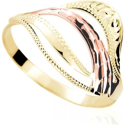 Zodiax Zlatý prsten kombinace zlata 1069