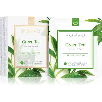UFO Green Tea освежаваща и успокояваща маска 6 x 6 гр