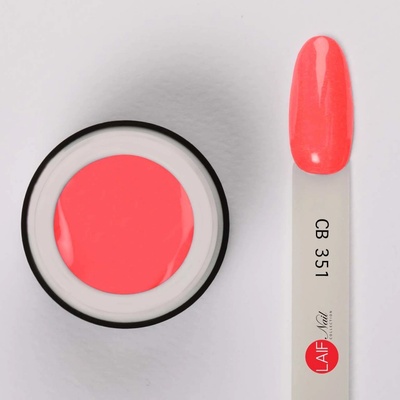 Laif Barevný UV/LED gel oranžový CB 351 Ostro 6 ml