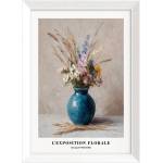 Styler Печатна картина с включена рамка 56x75 cm Blue Vase - Styler (OB-15071)